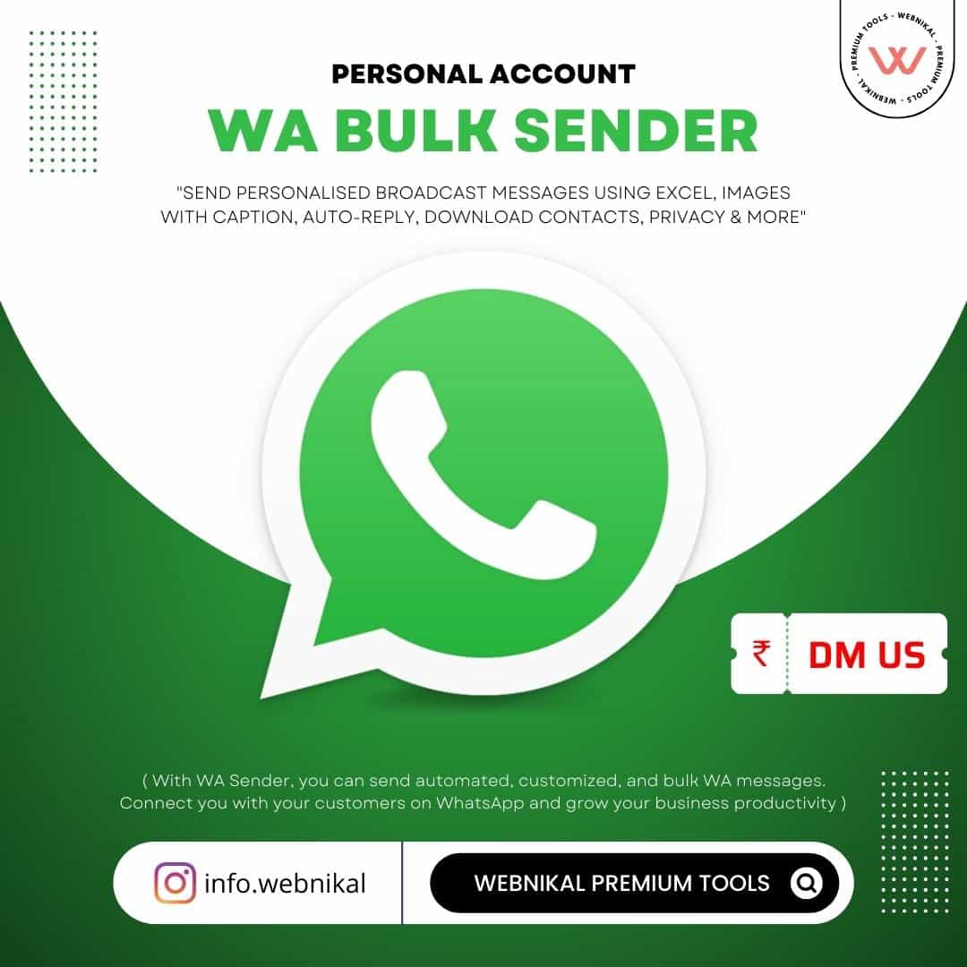 Bulk Whatsapp Message Windows Based Software